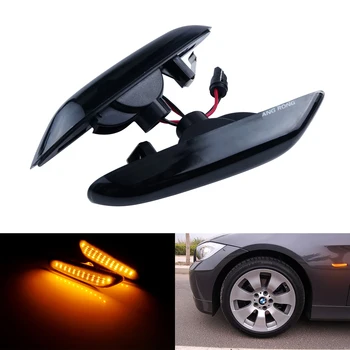 

ANGRONG LED Side Marker Indicator Repeater Light For BMW E60 E81 E82 E90 E91 E92 E83 E46