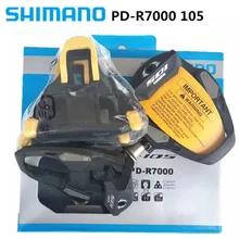 SHIMANO 105 серия PD-R7000 велосипедный блокиратор педали обувь замок дорожный велосипед углеродное волокно ультра легкий черный бренд в коробке