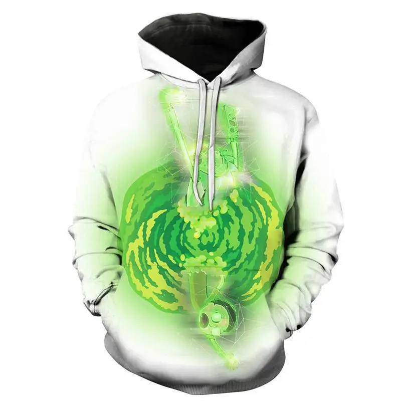 21 Rick and Morty Hot Wilderness Series Anime Hoodie 3D Print Sweatshirt Cool man Hoodie - Color: 21