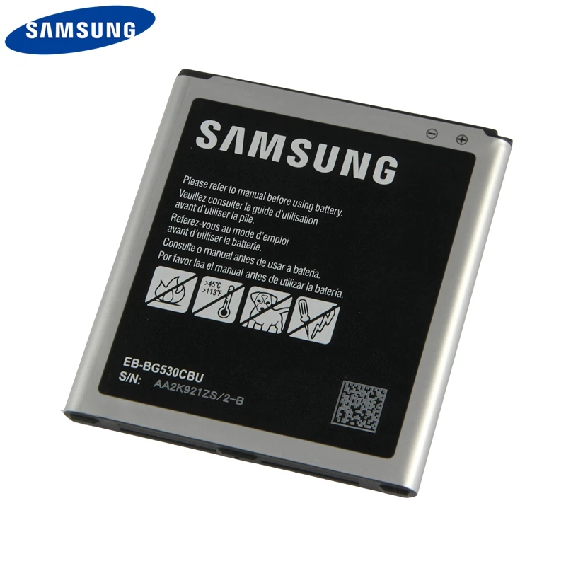 Оригинальная Замена телефон Батарея EB-BG530CBE для samsung Galaxy Grand J3 J320F G5308W G530 G530H G531 J5 2600 мА-ч