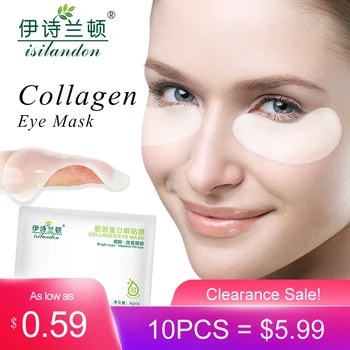 

Clearance Sale! 10PCS=$5.99 ISILANDON Eye Mask Eye Patches Anti Wrinkle Aging Moist Remove Dark Circle Eyebag Whiten Skin Care