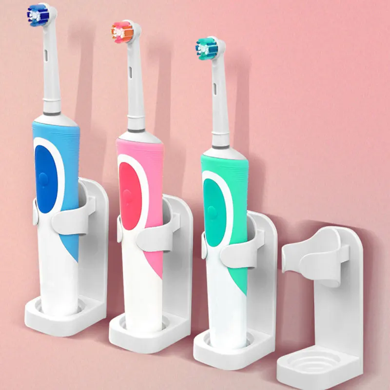 Rack Toothbrush-Organizer Bathroom-Accessories Wall-Mounted-Holder Creative Traceless-Stand