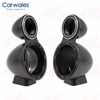 1 Pair Car Refit 3-way 3.5 Inch Midrange Treble Combination Speaker Box Pieces Speaker Stand Tweeter Cup for Car 3.5