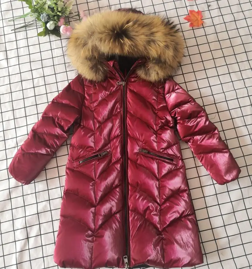 

Winter Jacket Women Real Fur Coat Parkas Duck Down Lining Coat Real Raccoon Fur Collar Warm Black Streetwear