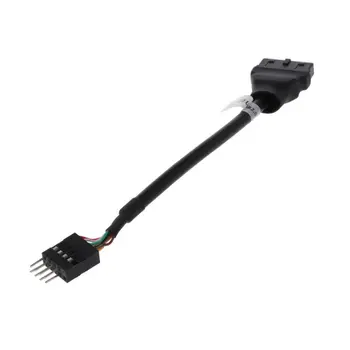 

Mainboard Motherboard USB 3.0 20Pin 19Pin Female to USB 2.0 9 Pin Male Housing Extension Adapter Cable