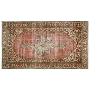 

Handmade Natural Vintage Turkish Area Rug 160x294 Cm-5'3''X9'8''