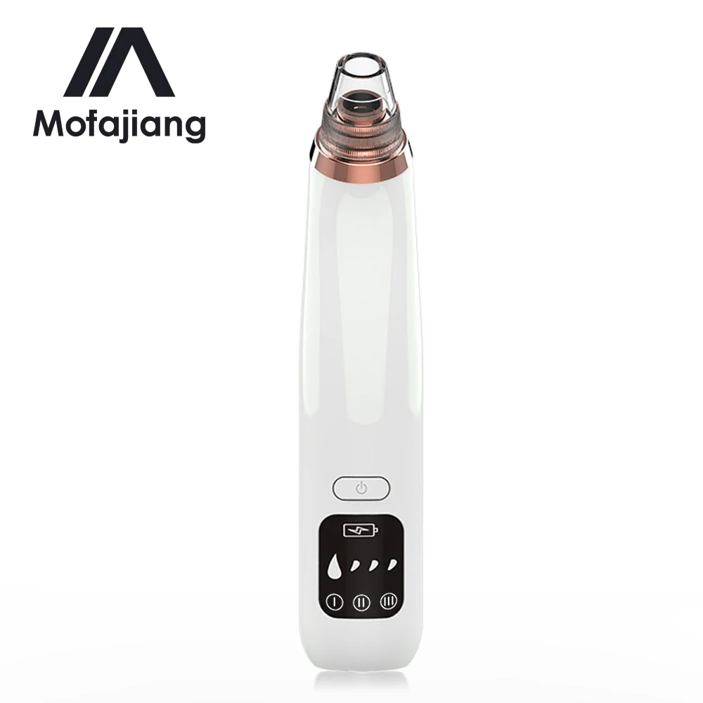 

Hot Compress Blackhead Remover Vacuum Pore Cleaner Suction Cleaning Face Care Black Head Acne Extractor Diamond Beauty Clean
