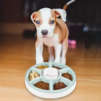 

Automatic Pet Feeder Timing Feeder 6 Meals 6 Grids Cat Dog Electric Dry Food Dispenser Dish Feed 24 Hours Timer Pet Supplies