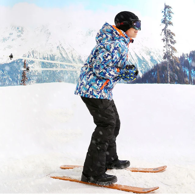 US $23.45 TWTOPSE Kids Skiing Pants Waterproof Warm Windproof Snowboarding Children Trousers Overalls Snow Bi