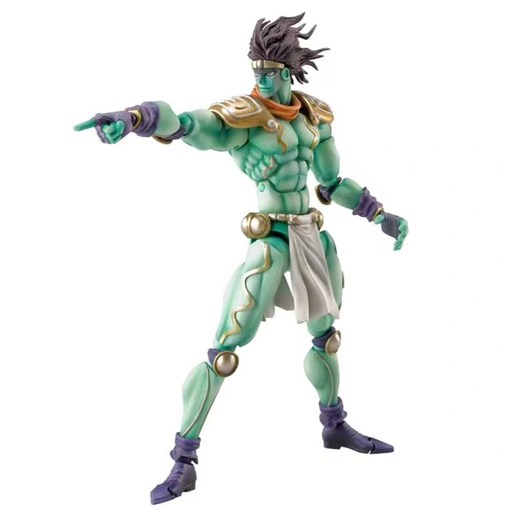 In Stock JoJos Bizarre Adventure StardustCrusaders Star Platinum Super Action Statue PVC Figur Model figure Dolls