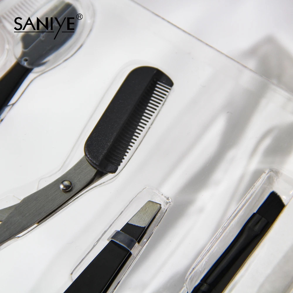 4 шт./компл. Бритва для бровей средство удаления волос на лице триммер щипцы