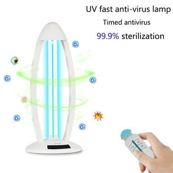 

Ultraviolet sterilization disinfection ozone UV lamp EU / US plug mobile sterilization Light Quartz Sterilizer Household UV Lam