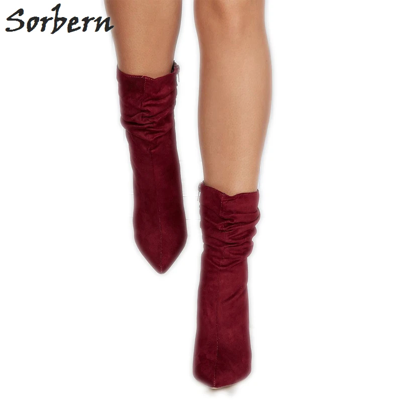 womens pointed toe booties