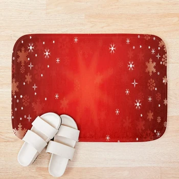 

Red Christmas Design Bath Mat Hallway Carpets Anti-Slip Bath Floor Mat Animals Outdoor Rugs Front Door Mats