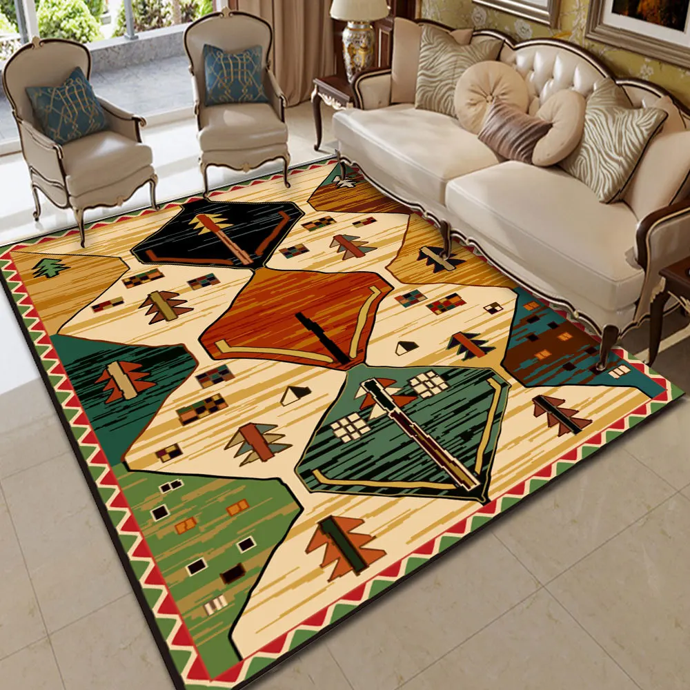 Милые детские коврики с узором из мультфильмов, коврики для спальни с татами, Диванный кофейный столик прикроватная напольная коврик, индивидуальный креативный коврик