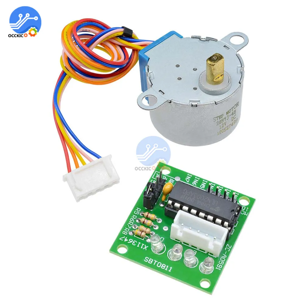 Плата драйвера ULN2003 для arduino 4 фазный шаговый двигатель постоянного тока 5 В 12 28BYJ 48