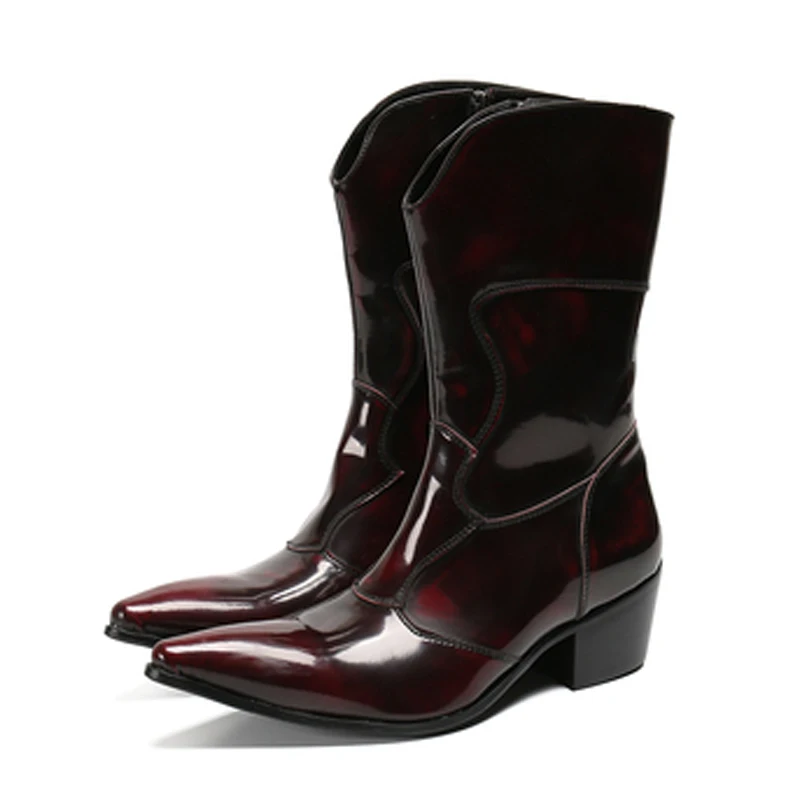 mens high heel cowboy boots