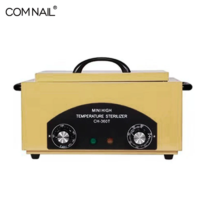 EU Plug-Yellow 300 Вт инструмент для ногтей, стерилизатор для сухого тепла, коробка для салонного дизайна ногтей, Машинка для педикюра, стерилизатор для маникюра, стерилизатор для сухого тепла - Цвет: EU Plug-Yellow