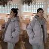 2022 new Women Parkas jacket Fashion solid thick warm winter hooded jacket coat winter parkas solid outwear jacket ► Photo 3/6