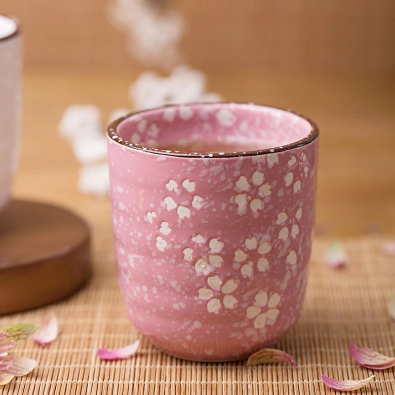 Японский стиль чайная чашка керамическая Цветочная чайная чашка винтажная чайная чашка мастер кружка контейнер посуда для напитков чайный сервиз чайный набор кунг-фу Декор Ремесло