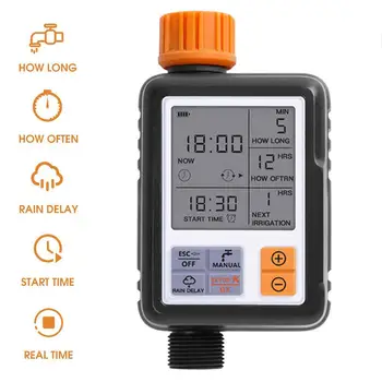 

Automatic Electronic Water Timer Lcd Screen Sprinkler Controller Outdoor Garden Timer Automatic Watering Device Irrigation Tools