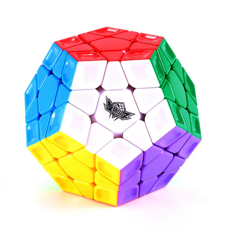 Cyclone Boys 3x3x3 Rainbow Megaminx ультра-Гладкий скоростной магический куб многоцветный 3x3 Твист Головоломка образовательная интеллектуальная игрушка подарок