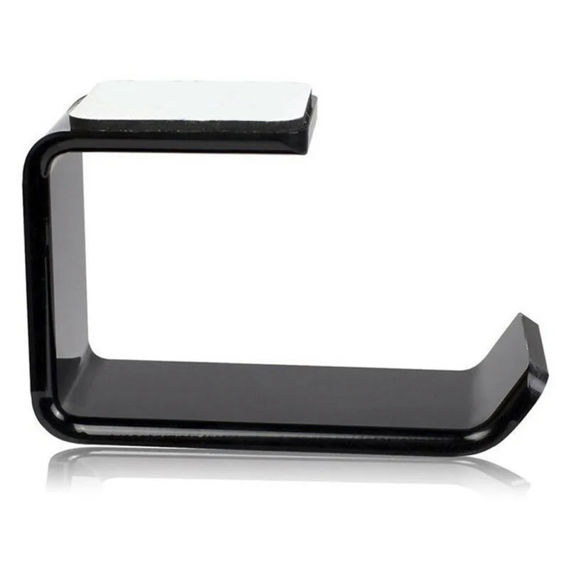 

Universal Headphone Holder Headset Bracket Hanger Metal Wall Clamp Hook Foldable Earphone Stand Desktop Mount