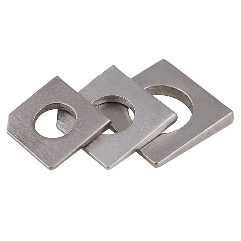 

304 stainless steel square oblique gasket, I-steel flat gasket, missing corner gasket M6-16 (GB853)