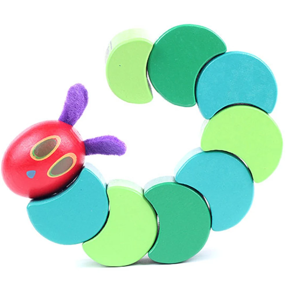 wooden hungry caterpillar toy