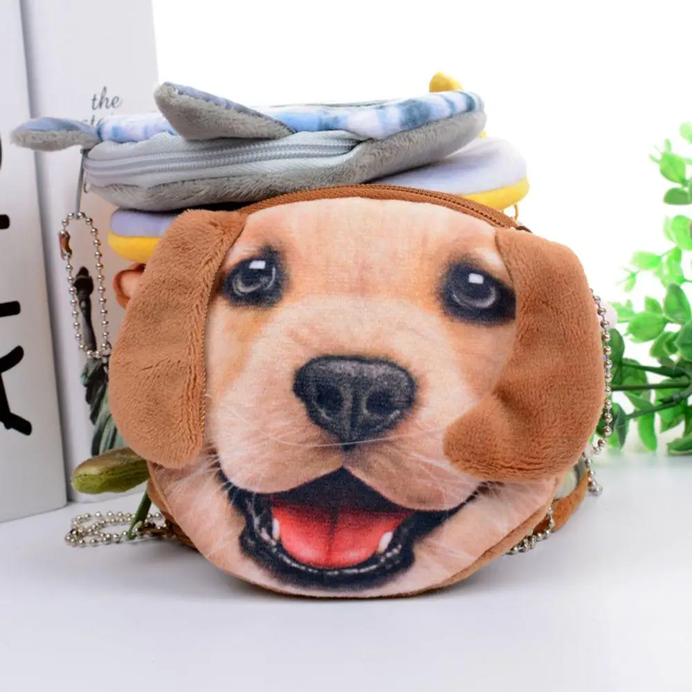 DHL 5 Style Harajuku Coin Purse Dog Face Purse Zipper Case Coin Kids Purse  3D Digital Printing Wallets From 1,01 € | DHgate