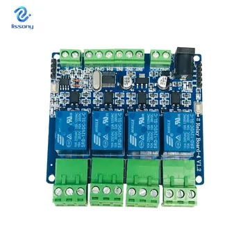 

Modbus RTU 4 Way Relay Module DIY STM8S103 System 4 Road Input 485 Communication