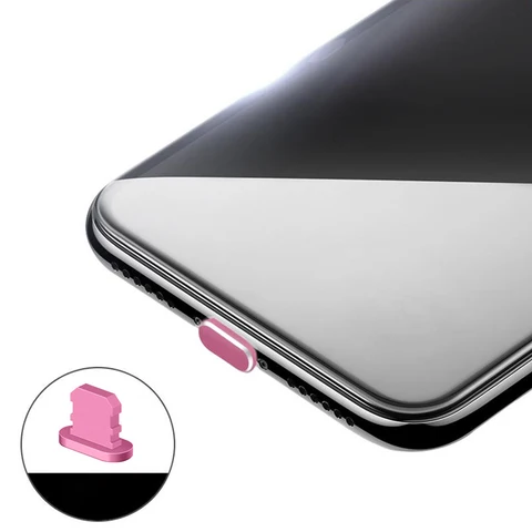 Dust Plugs for IPhone 13 Pro Max Aluminum Alloy Charging Port Plug for IPhone 13 12 Mini Xr Xs Airpods Pro 8 7 Plus SE 2020