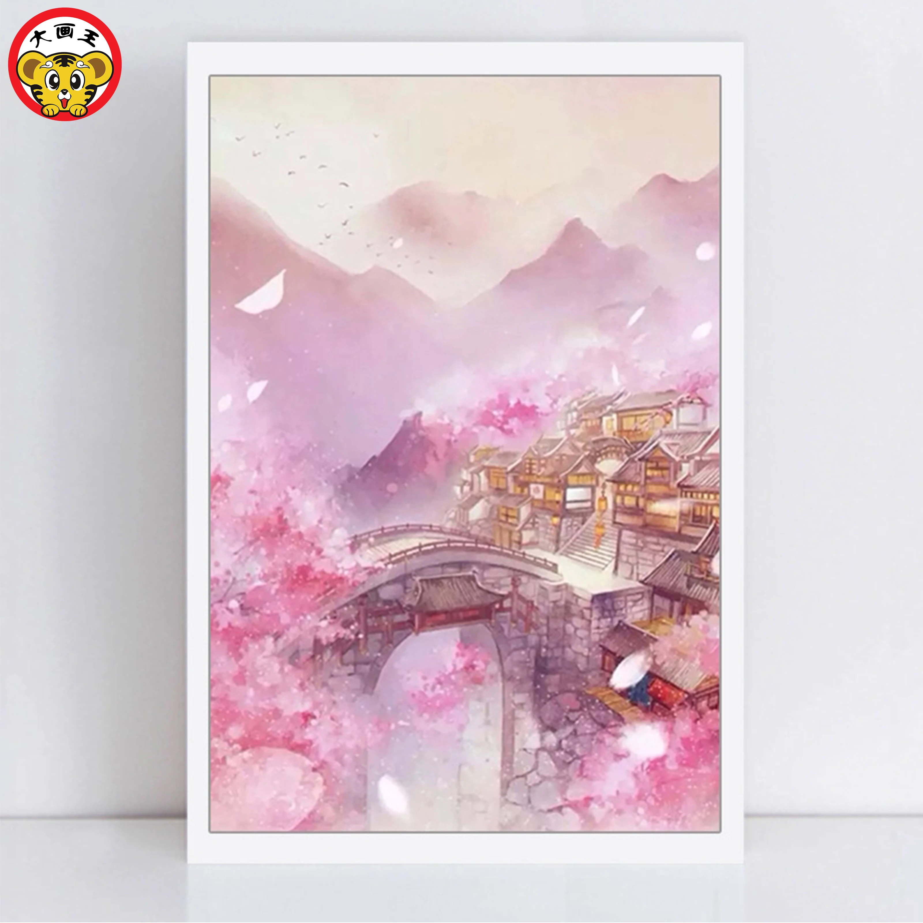 Watercolor Scenery Paint By Number Art Painting By Numbers Anime