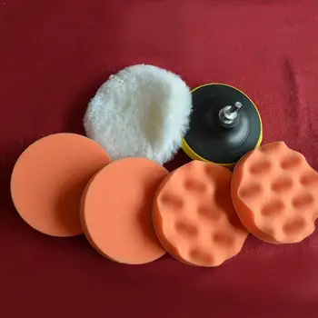 

6Pcs/Lot Excellent Quality New Durable 3" High Buffer Boat Polisher Tools polish Tool For Car Truck Set Pad J0D9