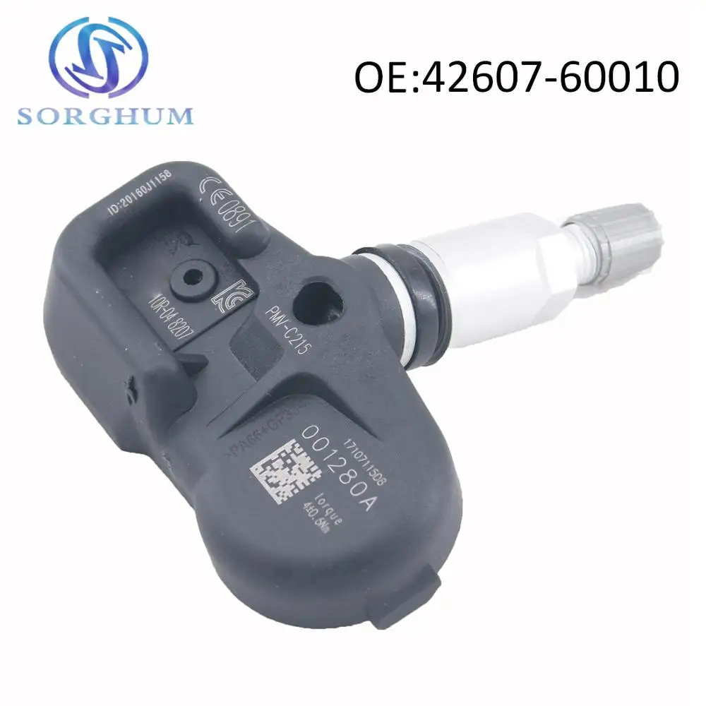 Датчик давления в шинах 433 МГц TPMS 42607-60010 подходит для Toyota Land Cruiser Prado C-HR Camry Le-xus |