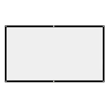 

Simple folding soft curtain HD portable projector curtain Polyester Spandex Corporate Office Home Theater