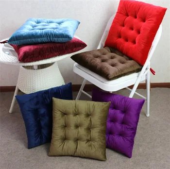 

9 Color Winter Plush Thickening Seat Cushion Back Cushion Pillow Office Chair Pad Home Decor Mat Sofa Car Pillow Dormitory Seats
