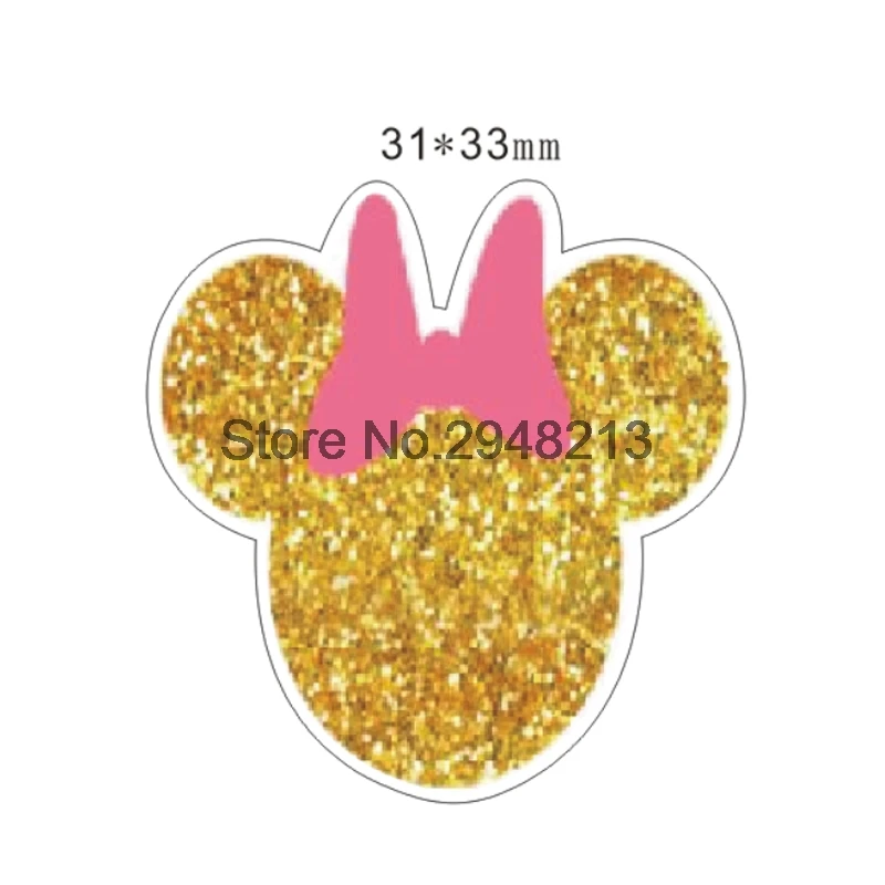 

31x33mm Cartoon Gold mouse head with red bow resin Flatback Resin Planar Cabochon for DIY Craft Embellishments 50pcs/lot RET1575