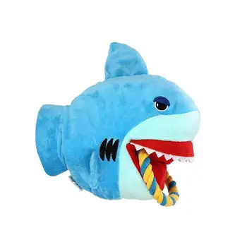 

1PC Pet Chew Toy Cartoon Plush Glove Squeaky Sound Toy Dog Puppy Bite Rope Toy