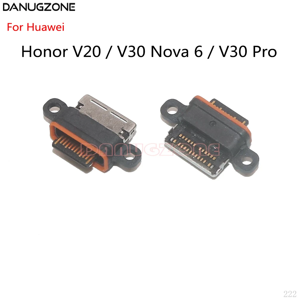 

2 шт./лот для Huawei Honor V20 V30 Nova 6 / V30 Pro USB зарядная док-станция гнездо разъем