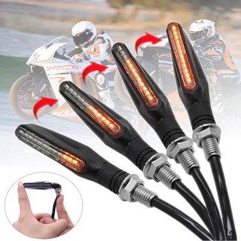 

Led Motorcycle Turn signals Flowing light for Cbr1100Xx Suzuki Ltz 400 Special Signal Clignotant Led Moto Additional Brake