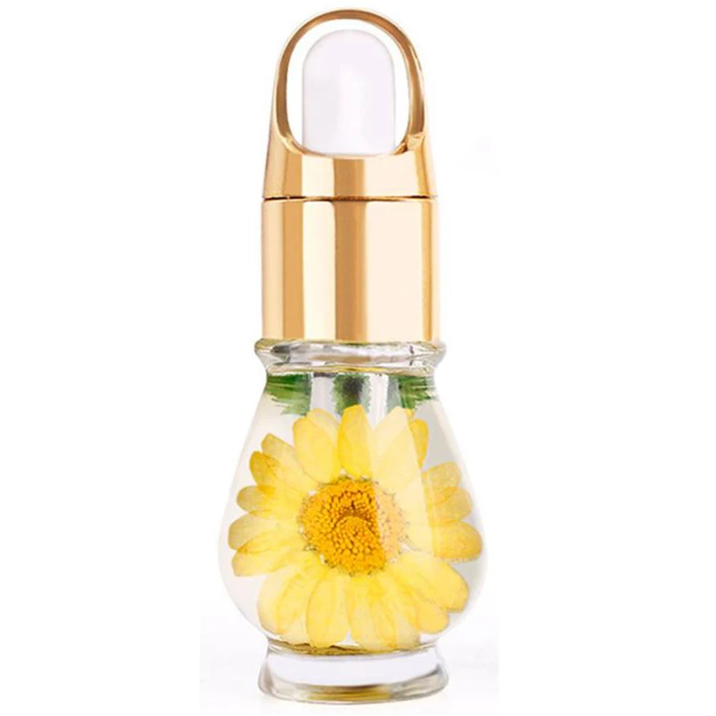 Nail Cuticle Oil Professional Nutrition Dried Flowers Manicure Tools Transparent Flower Flavor Ran | Красота и здоровье