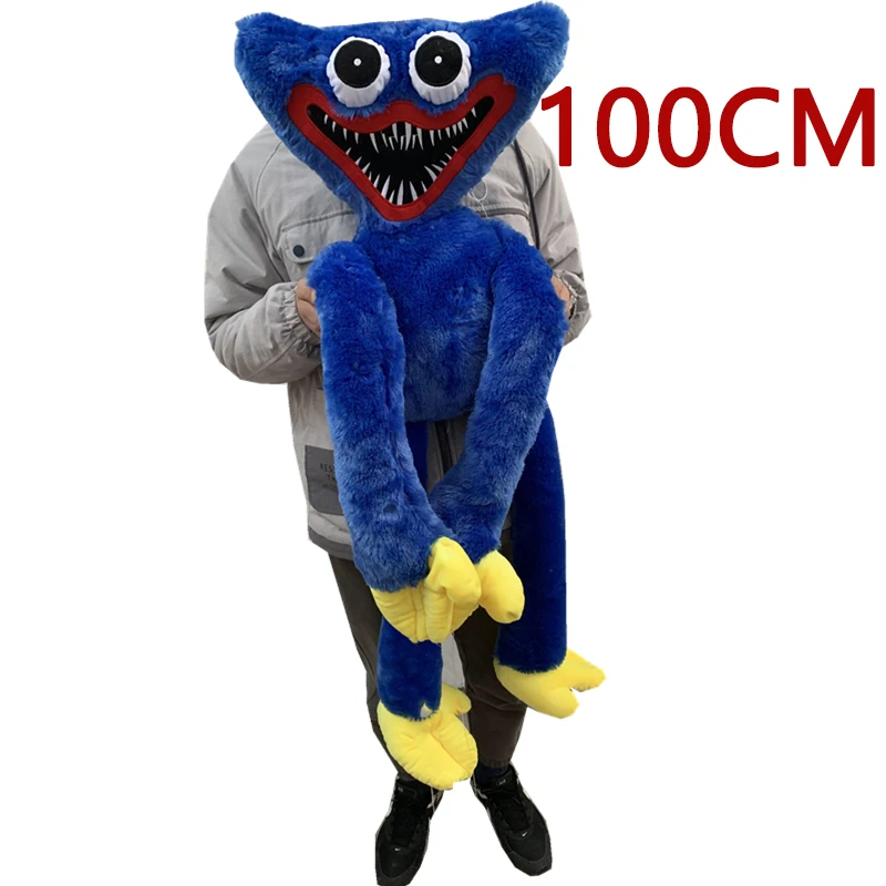 100cm Huggy Wuggy Plush Toy Poppy Playtime Game Character Doll Hot Scary Peluche Toys Soft Gift for Kids Christmas | Игрушки и хобби
