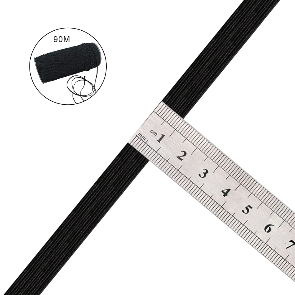

Elastic Cord Heavy Stretch String Braided Elastic Band/Elastic Rope Sewing Elastic Spool for Jewellery Making