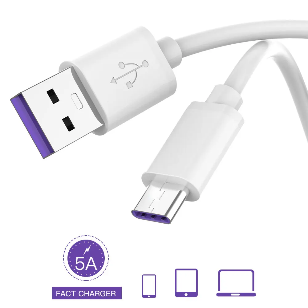 Для huawei USB 5A type C кабель P20 Pro lite mate 9 10 Pro P10 Plus lite V10 USB 3,1 type-C супер зарядный кабель