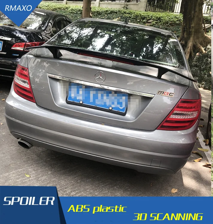 Спойлер для Benz W204 2006 2015 спойлер C180 C200 C260 C7 материал TF АБС пластик заднее крыло