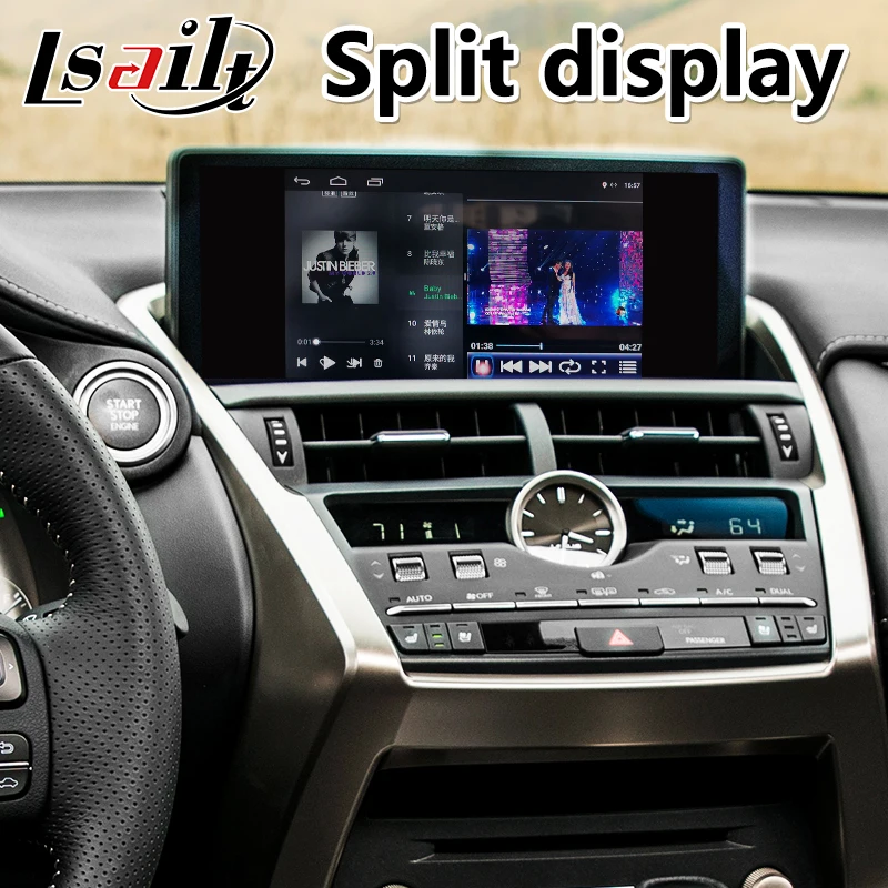 Android видео Интерфейс GPS навигации Системы для Lexus NX300 NX200t NX300H 2017 2020 Поддержка