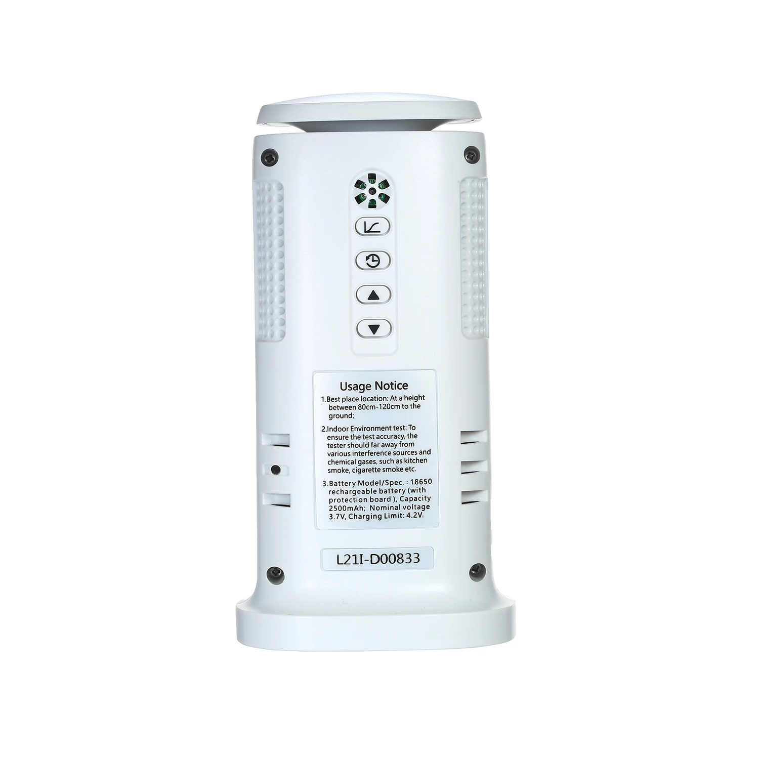 Цифровой детектор качества воздуха внутренний/открытый для CO2 PM2.5 PM10 TVOC детектор газа воздуха с перезаряжаемой батареей