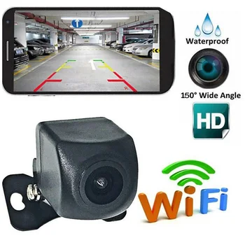 

Wide Angle 12V Safety Wireless Backup Reverse 150 Degree Waterproof Monitoring Universal HD Night Vision Mini Car Rear View Cam