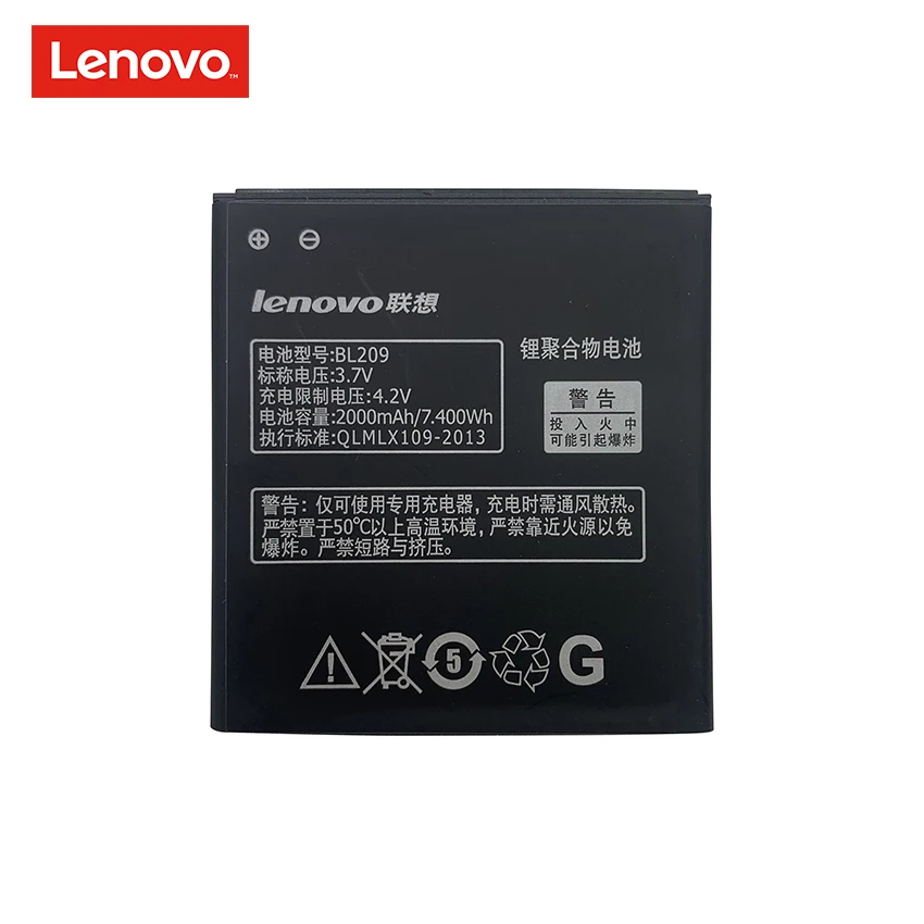 Аккумулятор для Lenovo A516 2000 мАч BL209 запасная батарея смартфона A706 A760 A820E A378T A398T A788T |